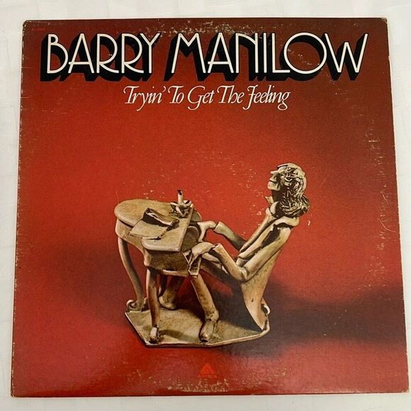 LP Vinyl Barry Manilow Tryin’ To Get The Feeling with Intact Dust Cover + Sleeve - Picture 1 of 6